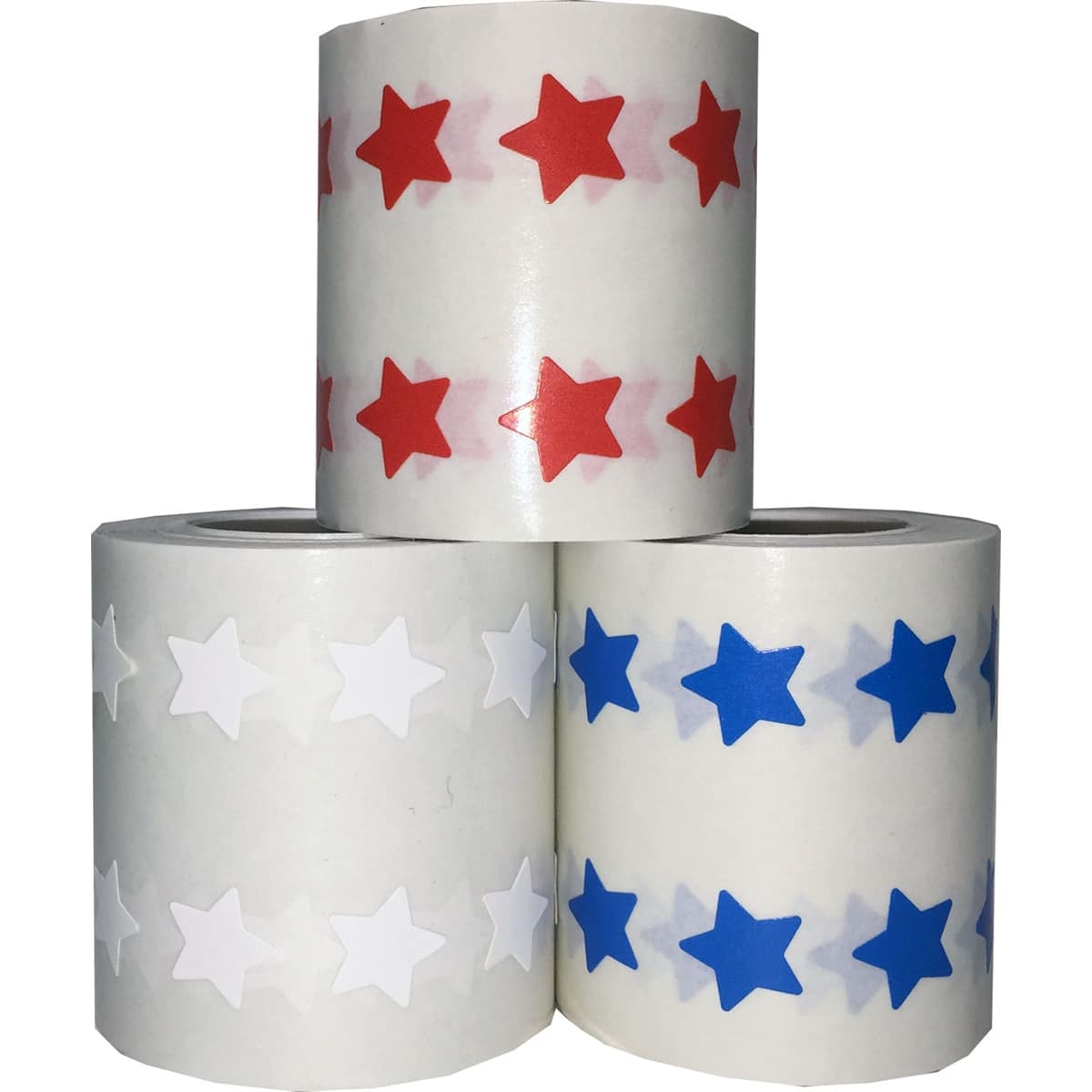 Small Red White and Blue Bulk Pack Star