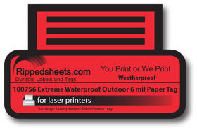 #100756 - MATTE PAPER TAG