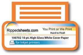 #100702 - HIGH GLOSS PAPER TAGS