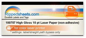 #100757 - HIGH GLOSS PAPER TAG