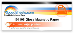 #101106 - GLOSS PAPER MAGNET
