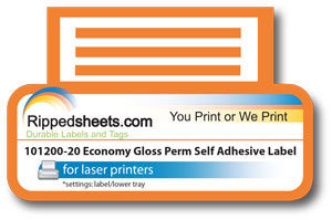 #101200-20 - GLOSS PERMANENT PAPER LABELS
