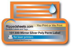 #101300 - REFLECTIVE POLYESTER PERMANENT LABELS