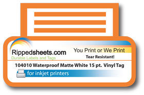 #104010 - MATTE VINYL TAG