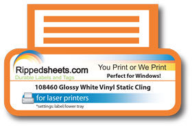 #108460 - GLOSS VINYL STATIC CLING
