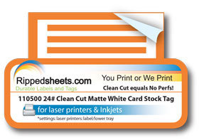 #110500 - MATTE PAPER TAG