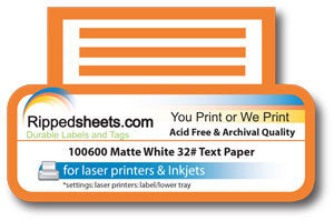 #100600 - MATTE TEXT PAPER