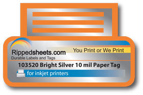 #103520 - SILVER PAPER TAGS