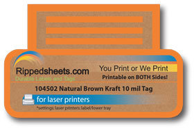 #104502 - MATTE PAPER TAG