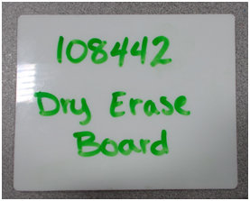 #108442 - GLOSS REMOVABLE DRY ERASE BOARD