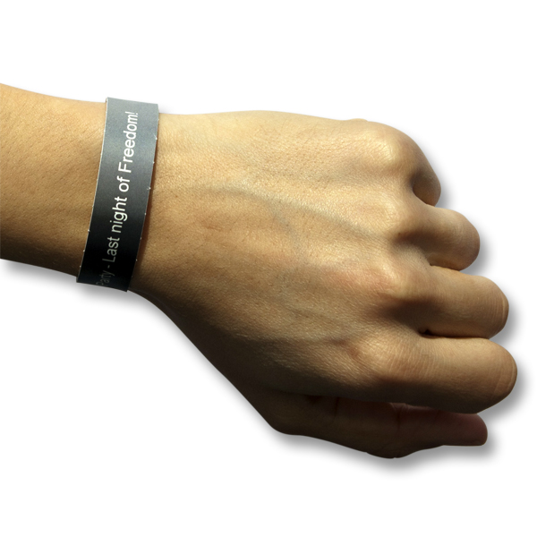 #100852 - PERMANENT WRISTBANDS - ADULT SIZE 13/SHEET / KIDS SIZE 17/SHEET